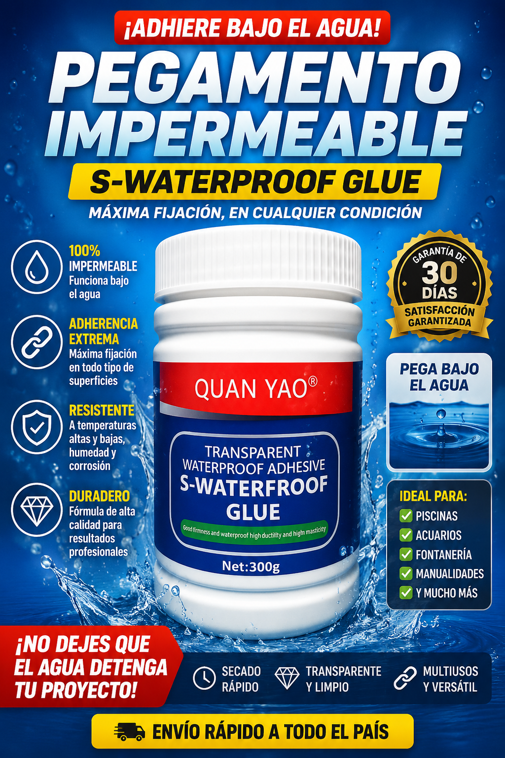 Gel Sellador Impermeabilizante 300gr