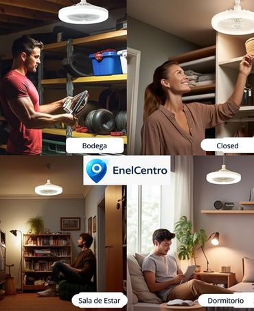 VENTILADOR DE TECHO CON LUZ 3 EN 1