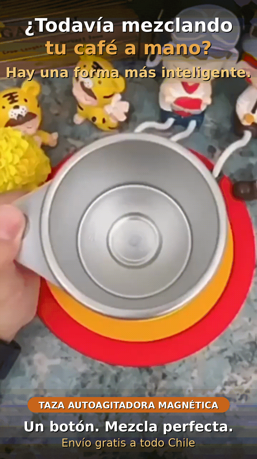 Taza Autoagitadora Magnética Automatica